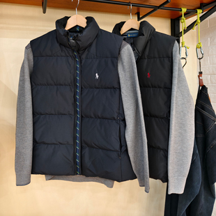 90%鸭绒 DIV.POLO 立领羽绒马甲 男式 轻盈保暖RY0514595 专柜同款