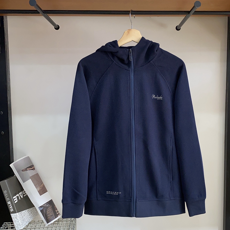 保罗彼得男士卫衣连帽加绒舒适