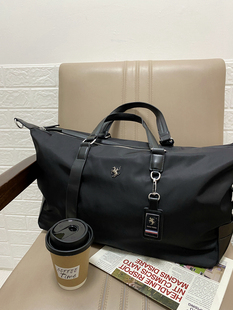 保罗彼得正品男士行李包黑色运动瑜伽健身房包包旅行 BQBB72570