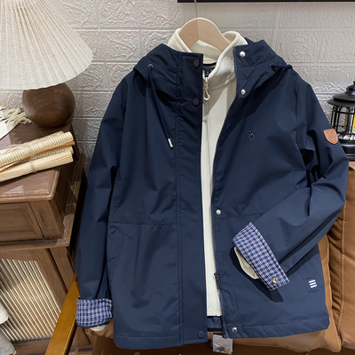 保罗彼得换专柜正品女士连帽冲锋衣外套加棉保暖可收腰SKECU00031