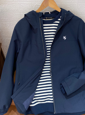 保罗彼得专柜正品男式连帽夹克外套保暖舒适简约大气SHDA73381