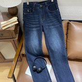 男式 合体版 牛仔裤 保罗彼得 休闲裤 中腰 型 高弹舒适KZFAN00790