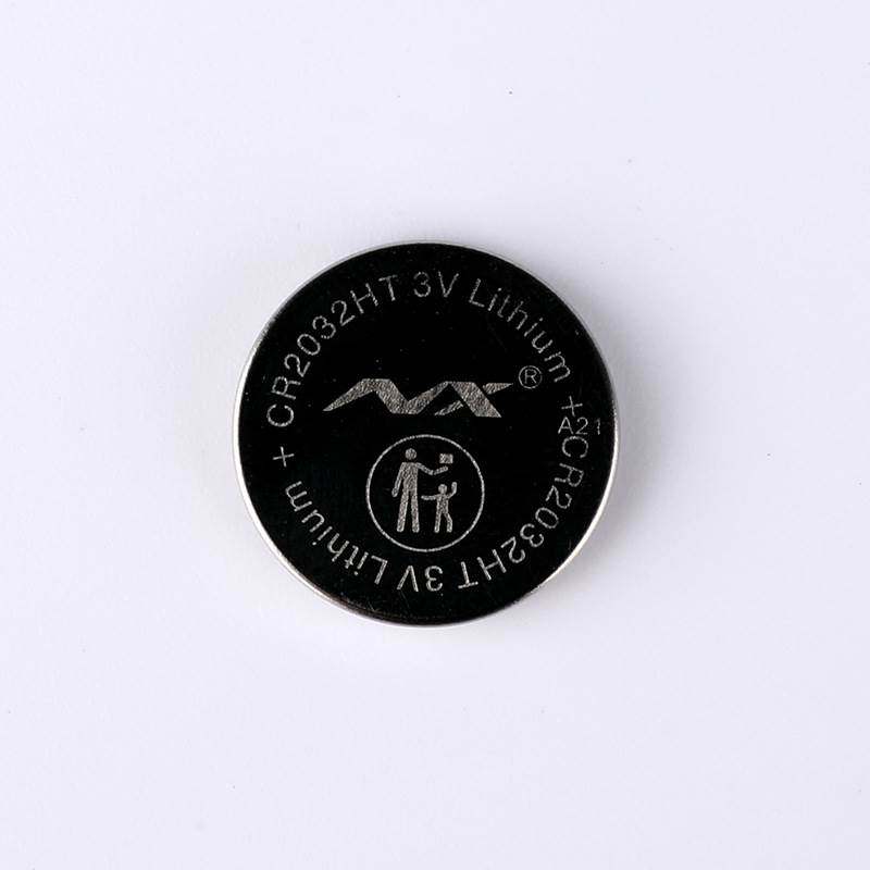 定制款CR2032HT耐高温 3V一次性扣式锂锰高容量电池胎压计配套