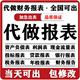 投标年检税务 代做财务报表资产负债表格利润表现金流量表银行贷款