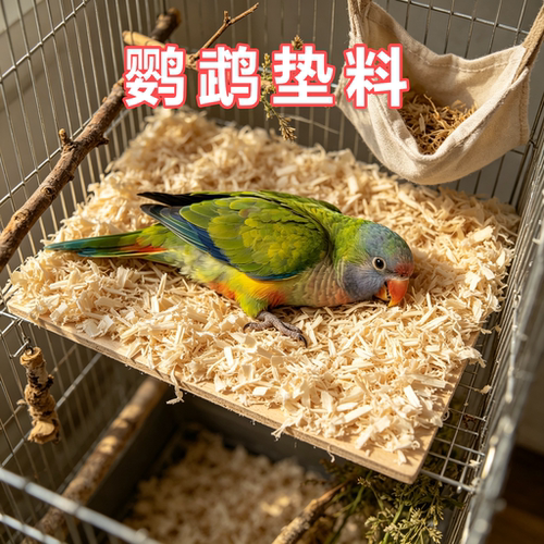 鹦鹉专用垫材木屑爬宠饲养箱垫料保温取暖木屑白杨木纤维无尘