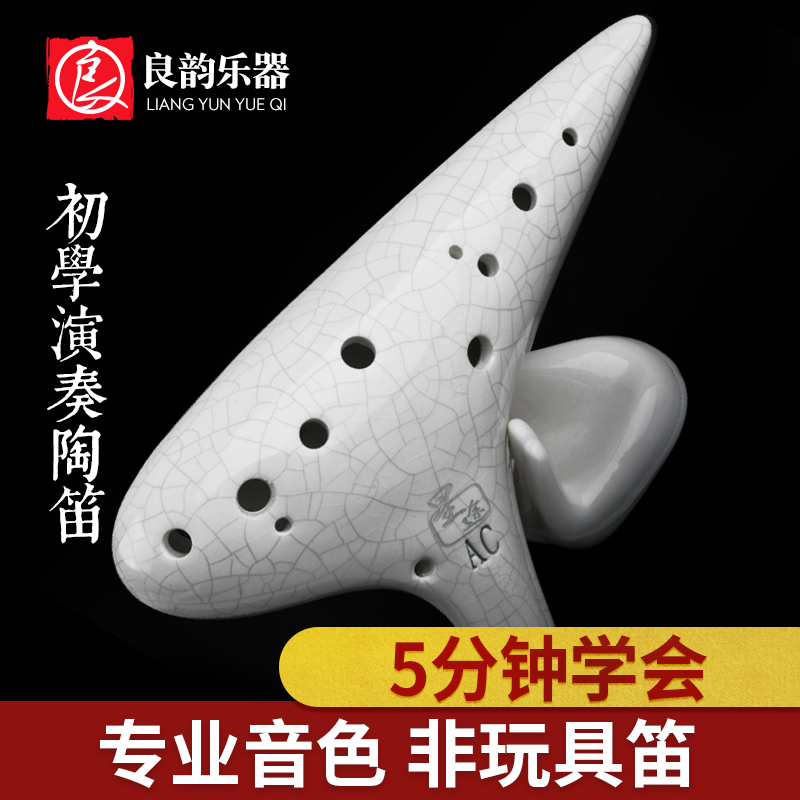演奏型十二孔陶笛12孔专业初学乐器便携式AC调中音学生入门六6孔