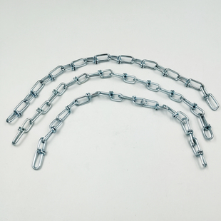 特价2.0mm10节打结链镀锌铁链宠物链广告牌日光灯吊链总长29.5cm