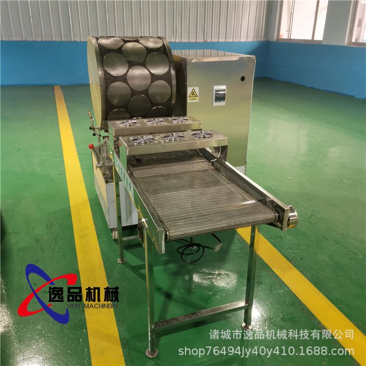 全自动小型蛋皮机自动上浆千层薄饼机厂家烫皮机逸品