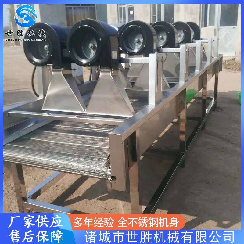 大枣翻转震动沥水机 青豆角清洗风干线 全自动薄荷叶清洗风干机
