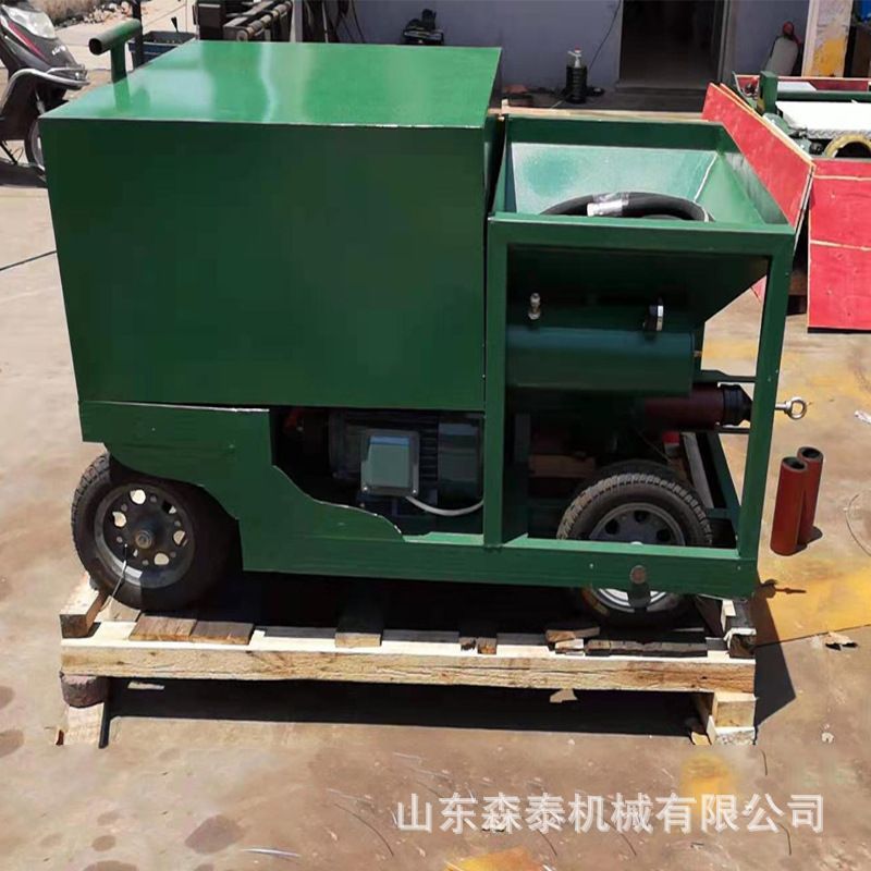 塑胶跑道喷涂机 树脂涂料喷涂机 彩色颗粒混合胶水喷涂机
