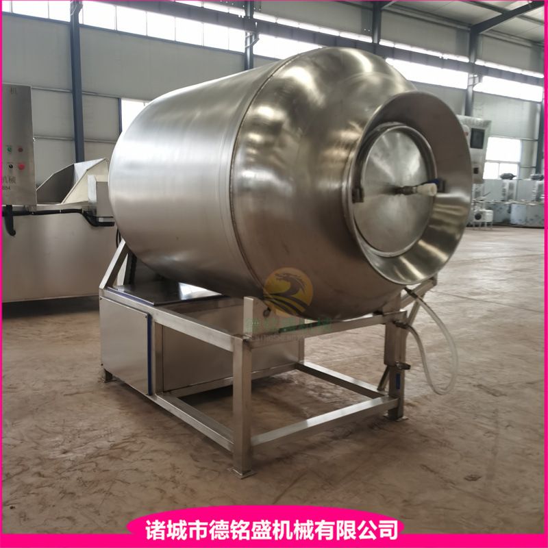 萝卜条腌制设备 卤味鸡入味真空滚揉机 猪肉排小型腌制机
