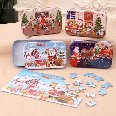 Christmas wooden diy gift for children prizes圣诞节小礼物