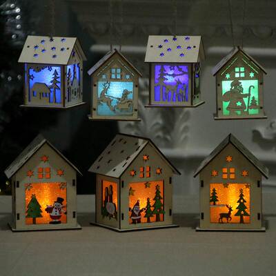 Christmas decorations Snow House Hotel decoration圣诞装饰品