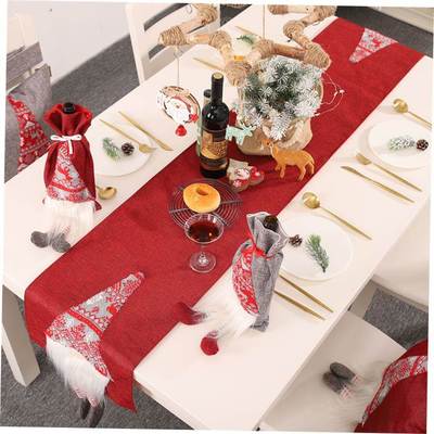 christmas decoration Rudolph table flag tablecloth placemat