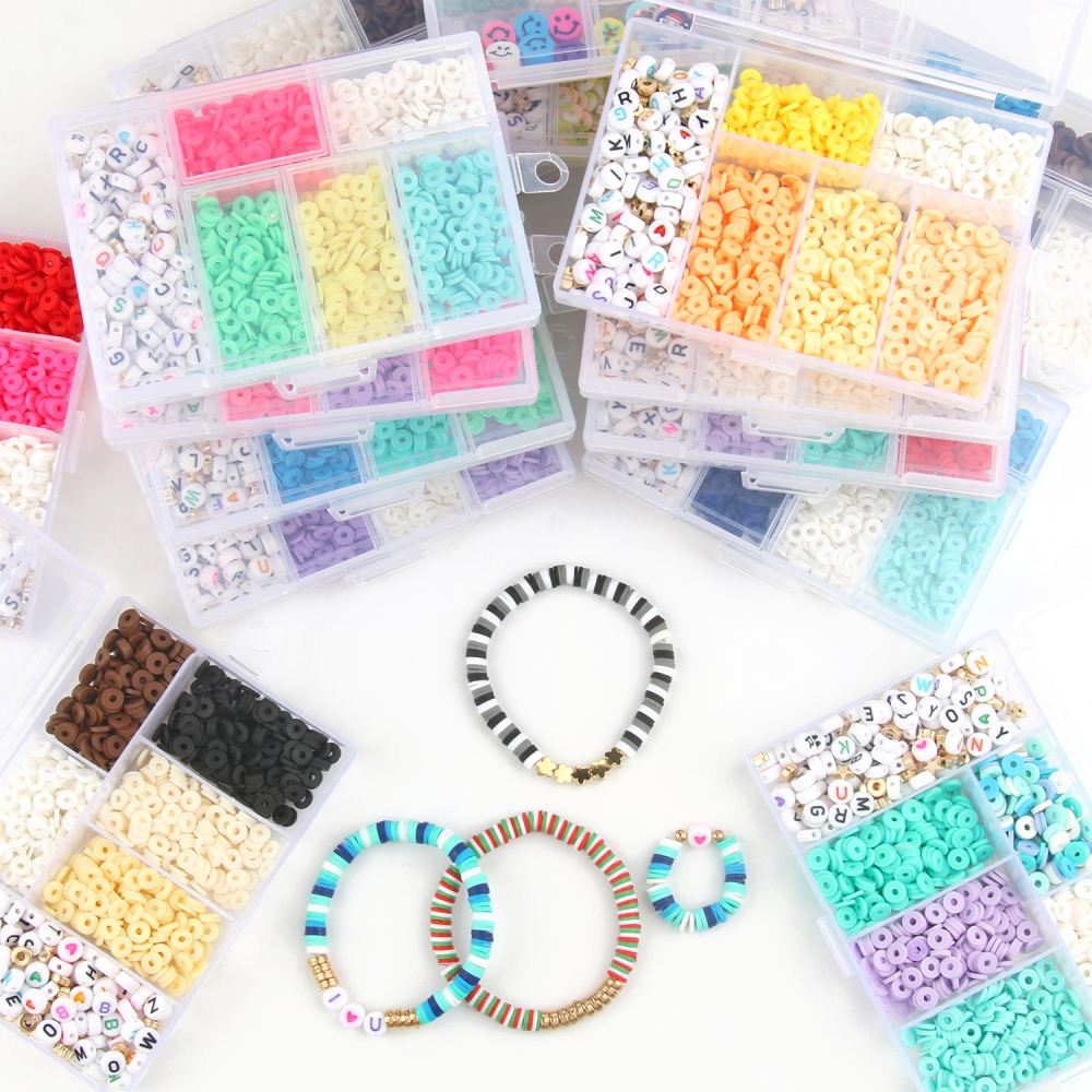 15 Style Mix Polymer Clay Acrylic Jewelry Making Kits Soft P