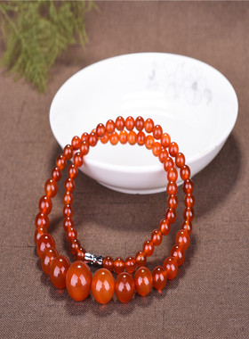 红玉髓民族风锁骨链