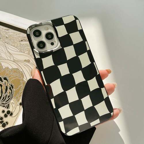 Black White Case cover for Iphone 14 13 12 11 pro max mini X