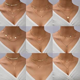 Woman Necklace Women Fashion Chain Jewelry Long Elegant 项链
