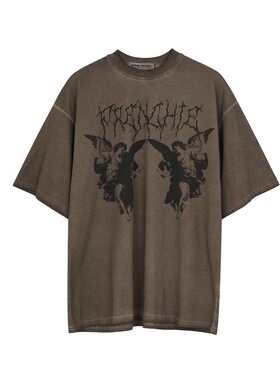 Men Vintage Core Y2k Yk2 Fairy T-shirts Goth Cyber Hombre Cr