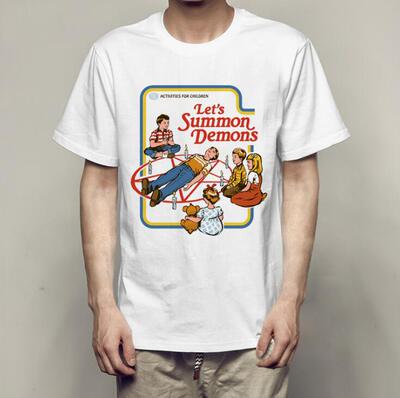 let's sacrifice toby funny men T-shirt top 外贸复古欧美T