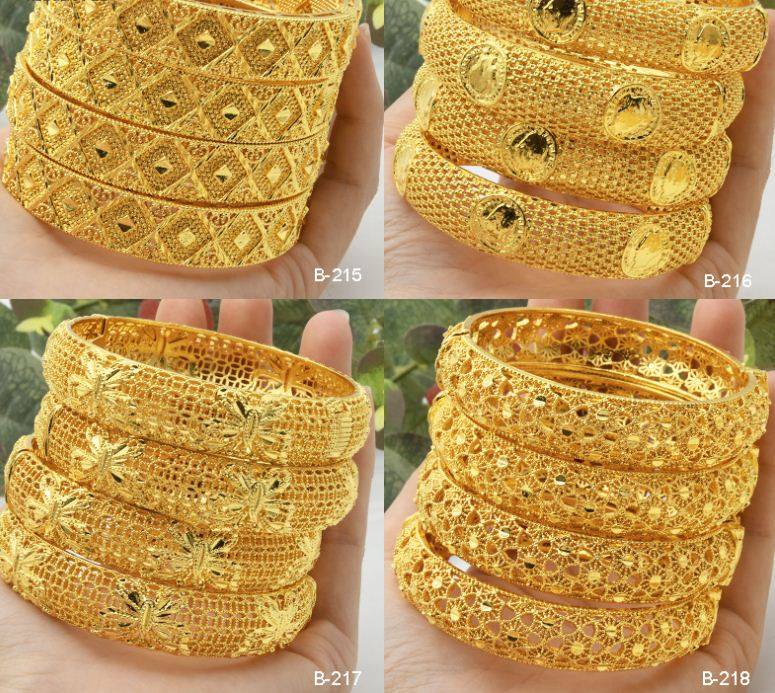 24K gold plated bracelet Bridal Wedding Jewelry Gold Bracele