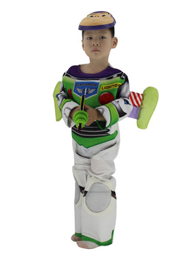 Buzz 迪士尼男童表演面具服装 costume cosplay 巴斯光年衣服儿童