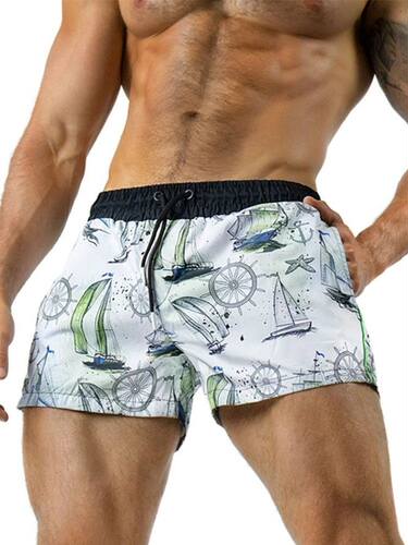 Running Shorts Men Swimwear Swimming Trunks Short Briefs Bea