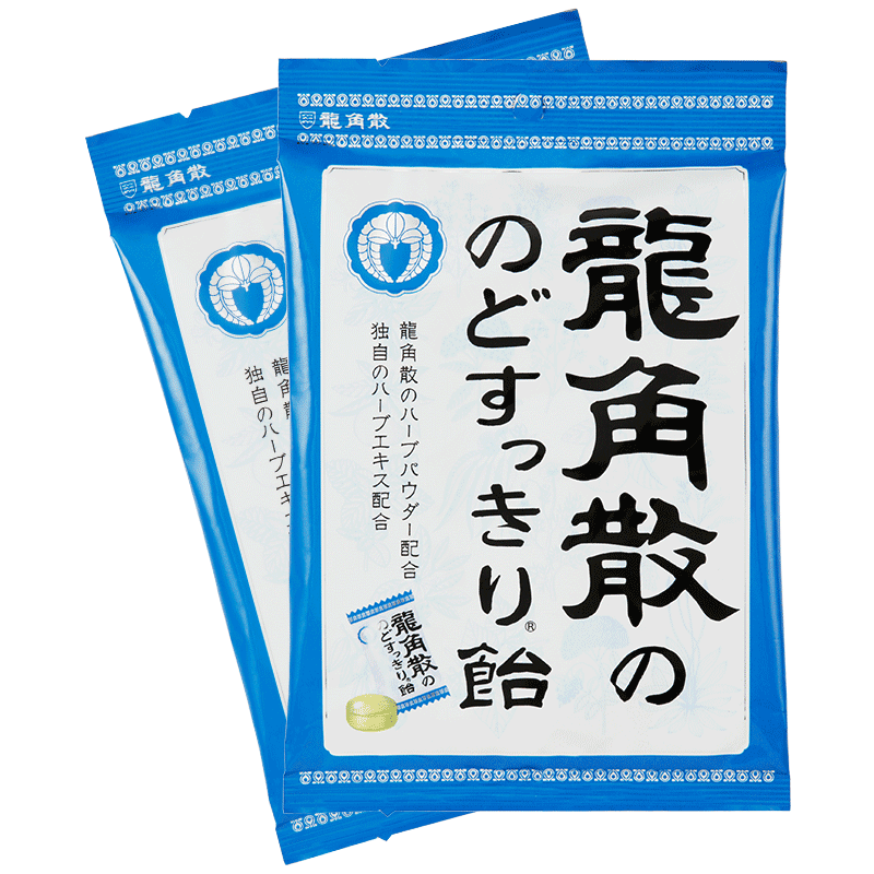 日本进口龙角散润喉护嗓润喉无糖薄荷糖口气清新糖果教师演唱会