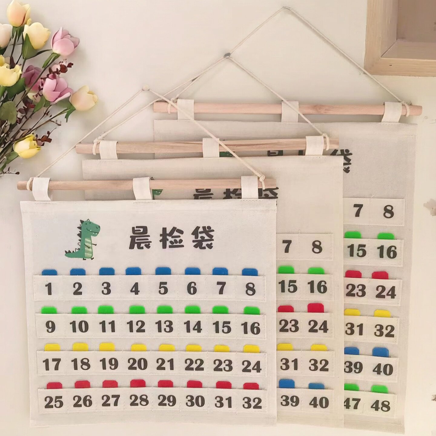 加厚防水帆布防水幼儿园透明袋