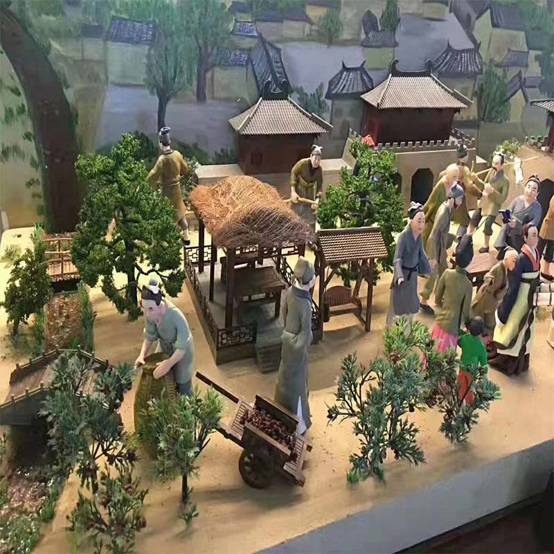 古建仿旧军事展地形博物馆科技馆展览展示场景沙盘制作定制热销