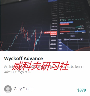 Wyckoff--Advance Wyckoff Trading Course - Gary Fullet 中英字