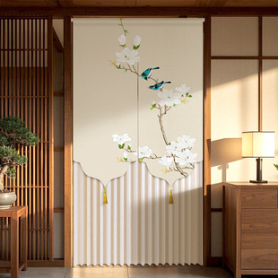 隔断窗客厅浴室房间新型家用高级感古风防蚊纱门帘免打孔四季通用