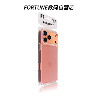 FORTUNE苹果iPhone透明iphone17air17promax手机壳16pro透明软壳15极简14防摔13保护套12男士 11女不发黄硬壳