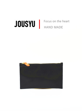 jousyu植鞣牛皮手挽包袋男女士拉链手包手拿包抓包钱包长款