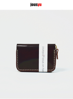 JOUSYU马臀皮卡包拉链小钱包小巧便携纯手工制作零钱包日本新禧
