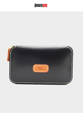jousyu日本新禧马臀皮手工手包手机包手拿包长拉链钱包抓包男女士