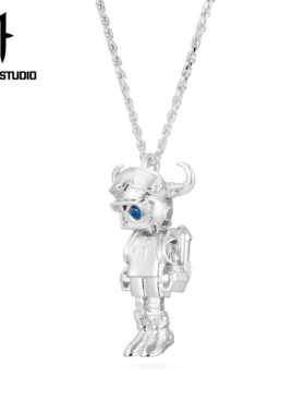 horm1生肖牛项链女儿t小金牛朋克