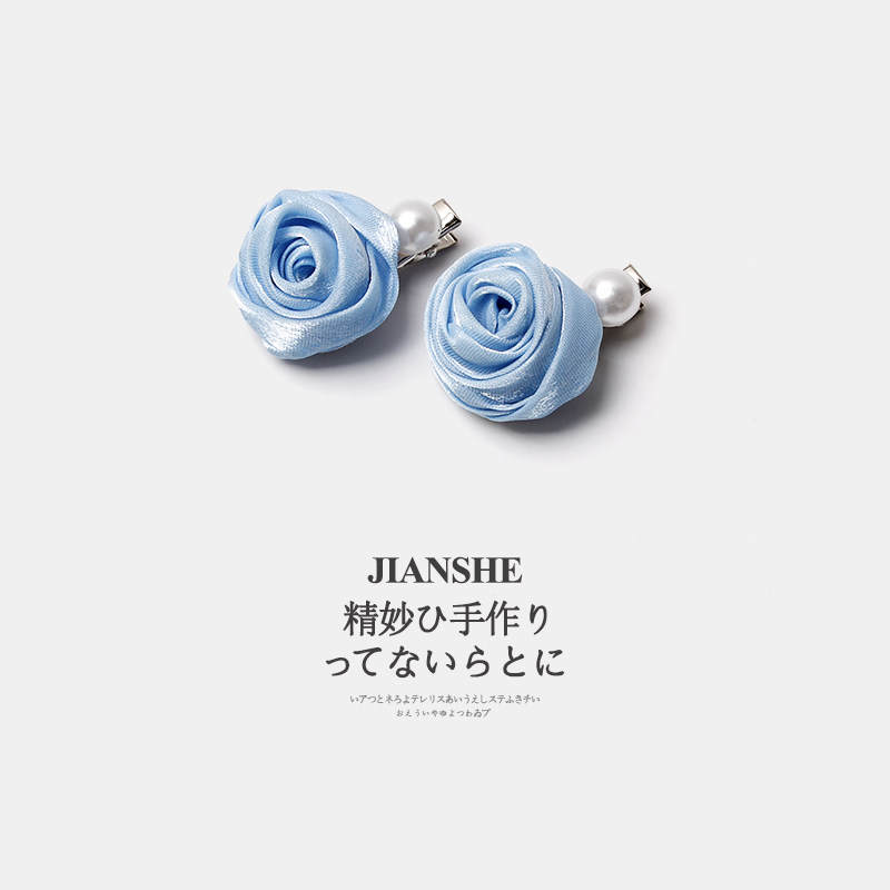 法式温柔珍珠玫瑰花发夹女气质优雅侧边刘海夹发卡碎发鸭嘴夹头饰,饰品/流行首饰/时尚饰品新,发饰,淘宝优惠券,粉丝福利购,淘宝优惠卷