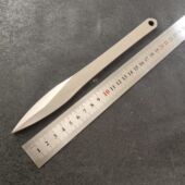 户外小直刀飞镖暗器直旋飞钢针投掷武术飞针飞镖刀子防身暗器135g