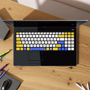 G5D3笔记本键盘贴纸个性 适用于神舟K670G4H6 G5D1 E6E7 按键贴