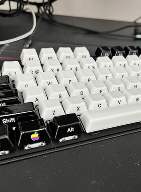 新款英文字母转印贴全套键盘贴纸WinMac台式笔记本适用苹果标改键