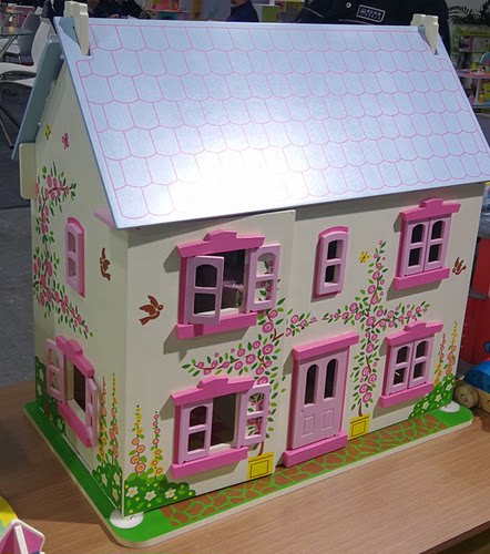 仿真木制娃娃屋diy小屋木制手工制作房子别墅模型过家家玩具女孩