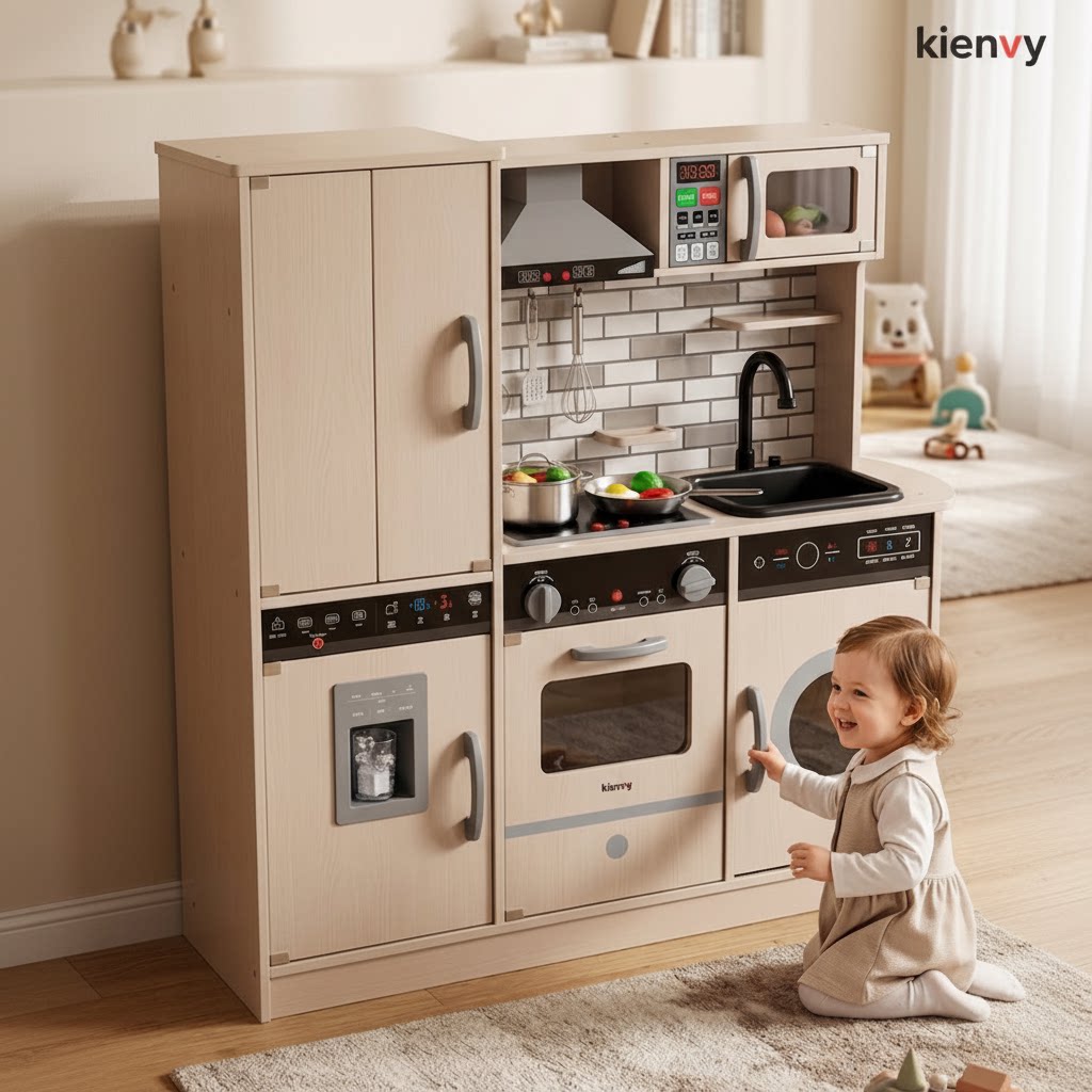 宝宝过家家厨房玩具木质仿真厨具套装大号儿童做饭煮饭男孩女孩