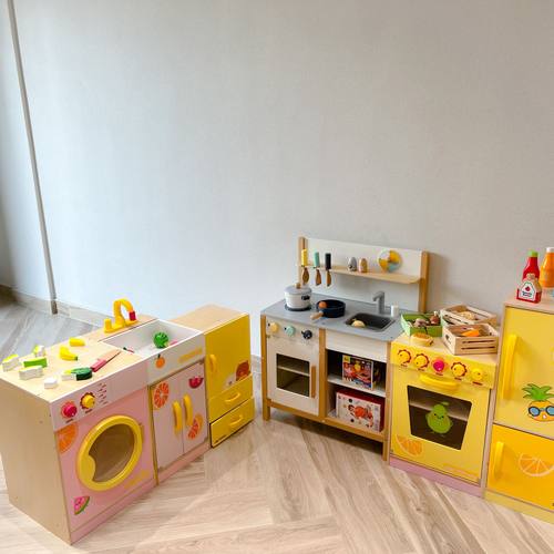 ToyWoo儿童过家家玩具木制小家电冰箱切水果仿真蔬菜厨房玩具 - 封面