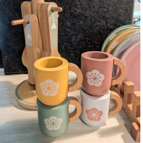 木质仿真过家家厨房餐具套餐幼儿童益智小小厨师模拟厨具做饭玩具