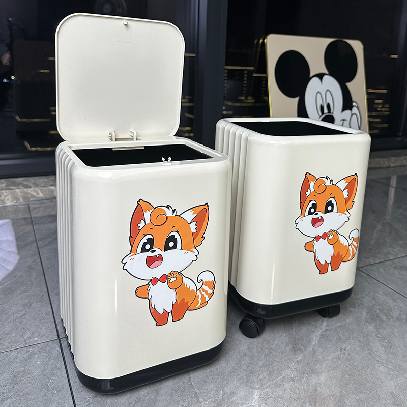 带轮家用垃圾桶大开口使用方便