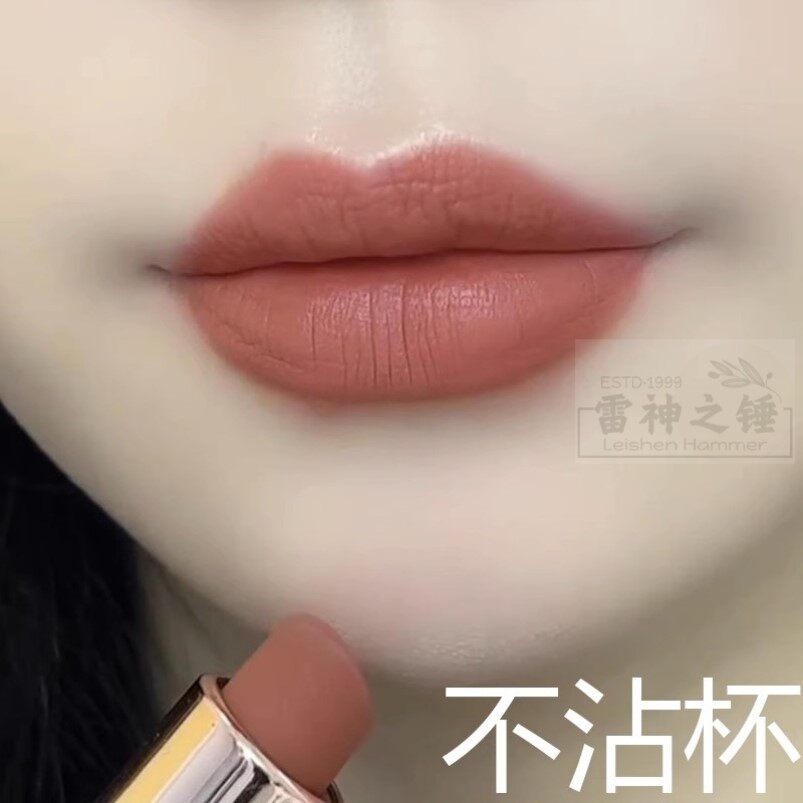 李佳琪直播正品不沾杯不掉色肉桂奶茶色口红哑光防水持久滋润