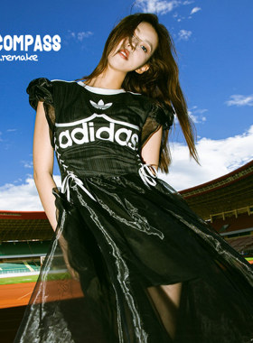 【定制】Adidas 三叶草Remake 法式宫廷风蕾丝风连衣裙 ENCOMPASS