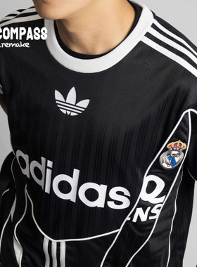 Adidas 三叶草Remake皇马复古球衣Jerseyfit blockcore ENCOMPASS