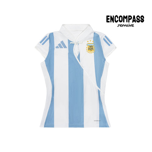 阿迪达斯新中式立领运动T恤女